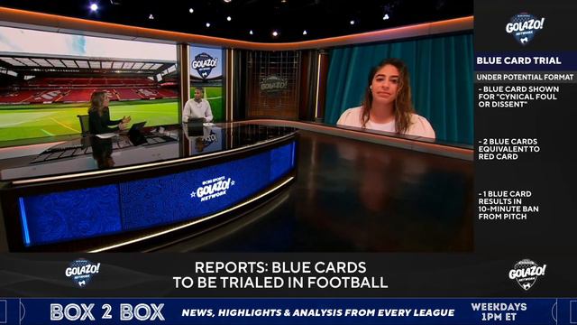 Football To Trial New BLUE Card  Rules Expert Explains ALL  CBS Sports Golazo