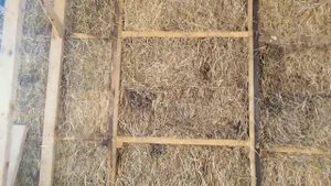 Отделка соломенного дома внутри. Начало.