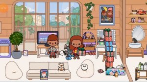 открывает подарки с нового  года//2024//тока бока/