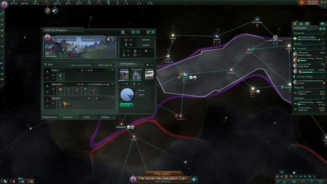 First Contact - The Norani Revitalization Committee - Stellaris Rift World Origin Gameplay E4 смотреть онлайн