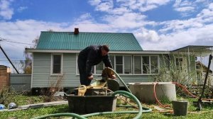 Бурение абиссинской скважины с зимним вариантом обустройства.