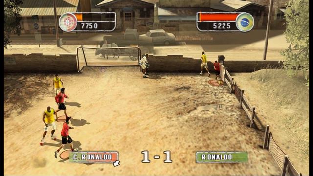 FIFA STREET 2 (Portugal 2006 vs Brasil 2006) Very hard смотреть онлайн