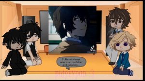 Fandoms React to Dazai and Arashi | Ensemble stars, BSD, Chainsaw man, OMORI | 1/3