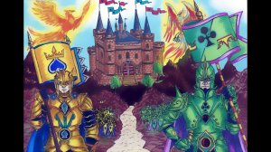 Самодельная настольная игра.  ККИ "Карточные войны". Показательный геймплей с улучшенной колодой.