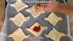 Слойки с джемом