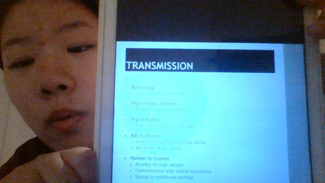 nipah virus presentation