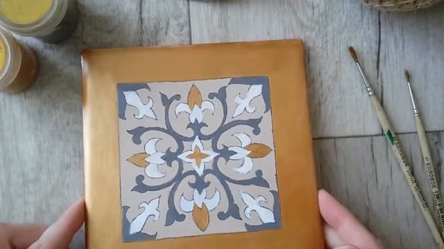 Мастер класс "Рукотворный изразец"