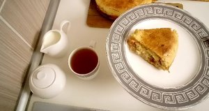 #Пирог Сытный с Мясом, Помидорами и Сыром? Просто и Вкусно?