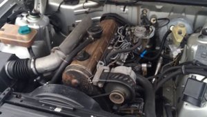 VOLVO 940 2.4D работа мотора