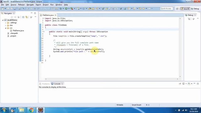 How to create the temporary file in Java? | Java File | Java IO | Java Tutorial