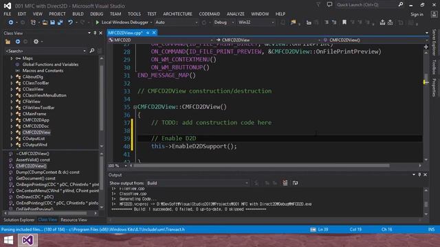 001 MFC with Direct2D смотреть онлайн