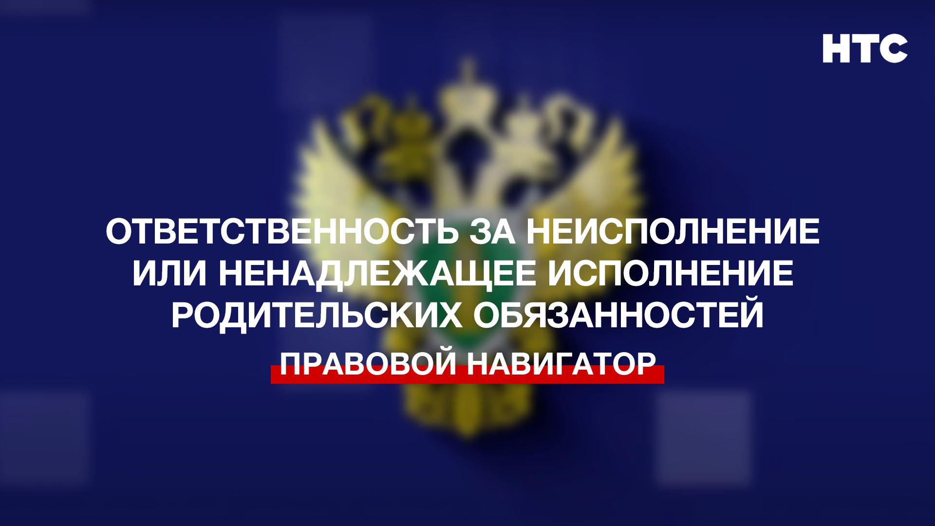 Ответственность за неисполнение или ненадлежащее исполнение родительских обязанностей