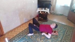 Защемление седалищного нерва. Часть 7. Упражнения на Древмассе.