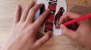 Как сделать Ладу Калину из бумаги  #автоклуб62 #избумаги #lada