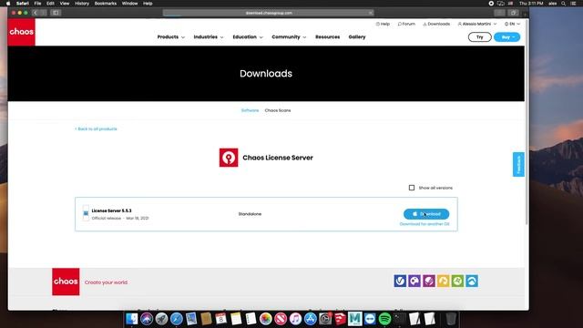 How to fix Chaos License server on MacOS (NO LICENSES AVAILABLE)