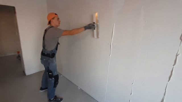 СУПЕР быстрая шпатлевка стен по китайской технологии. 9м2 чуть меньше чем за 5 минут смотреть онлайн