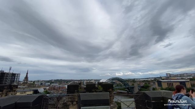 Newcastle Upon Tyne 4K 60FPS City Center and Newcastle Castle Walking Tour смотреть онлайн