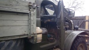 Заводим Зил 157 после зимней спячки, покатушки .