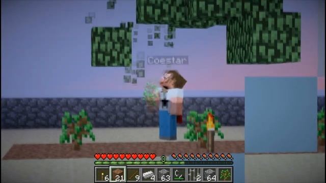 Minecraft: Выживание на острове - Часть 10 - Деревья. смотреть онлайн