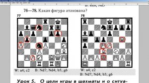 Полный курс шахмат 64 урока Губницкий Хануков О ходах фигур и о поле под ударом Стр. 032-048 Часть