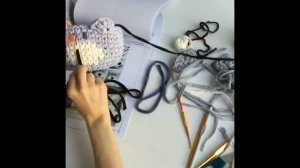 Вязаные корзинки - мордочки для детей. Как создается вязаный Мишка. Crochet basket for children