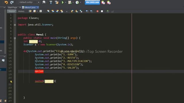 Menú usando Do While/Switch en Java(1/2) смотреть онлайн