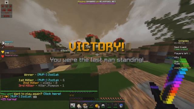 FPS BOOST RGB РЕСУРСПАК! РАДУЖНЫЙ РЕСУРСПАК! РАДУЖНАЯ БРОНЯ! | СКАЙВАРС ХАЙПИКСЕЛЬ смотреть онлайн