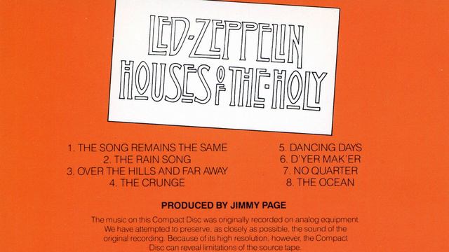 Led Zeppelin - The Song Remains The Same/The Rain Song (1st 1985 CD Mastered by Barry Diament) смотреть онлайн
