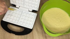 Бельгийские вафли на молоке