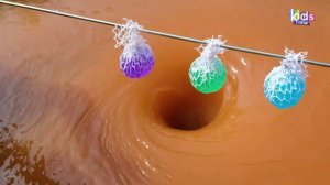 Эксперимент - Вихревая дыра против автомобилей с игрушками! #3