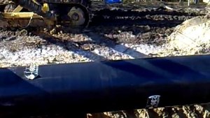 укладка газопровода в траншею