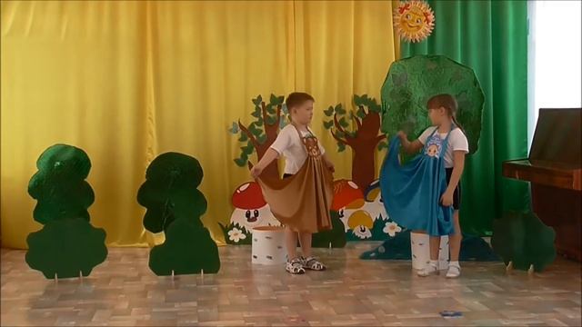 Платковый театр "Снегурушка и лиса"