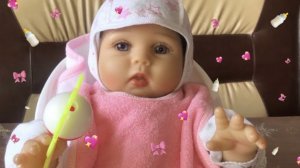 Ролплэй❤️ Ввожу реборну прикорм🍼 Купаю Амеличку🛁