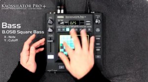 Korg Kaossilator Pro+: обзор звуков Lead / Bass