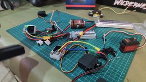 Серво Лебедка и свитч из старой сервы.