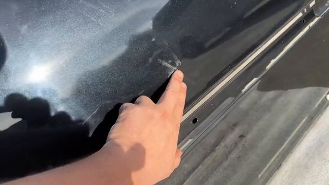 Дверь передняя правая Volvo XC90 черного цвета смотреть онлайн