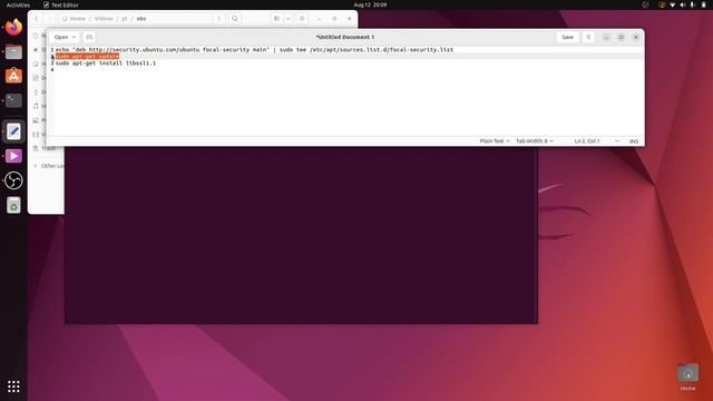 MongoDB libssl1.1 Error in ubuntu 22.04