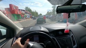 поездка в Липецк за Маслом, за рулём от первого лица