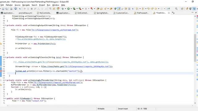 file handing with java 8 stream api  !!java file handling!!file handling in java!! java tutorials !