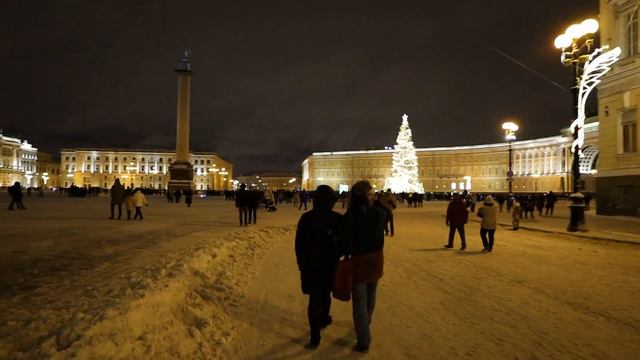 Новогоднее видео. Санкт-Петербург 31.12.2021 г. смотреть онлайн