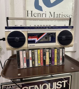 Vintage Sharp QT12 Radio Casette Player Boombox-ЯПОНИЯ.1980 ГОД