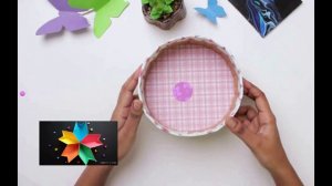 Корзиночка из картона и бумаги
