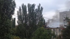 13.08.2015 пожар Николаев ул. Строилей 18Б