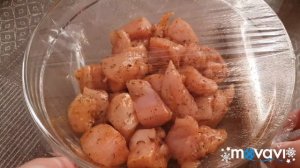 Шашлык из куриного филе на гриле