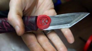 клеймо на метал - с помощью клейма для кожи