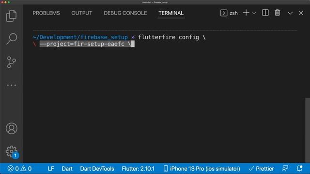 Flutter Firebase Setup - iOS, Android, Web, & MacOS | FlutterFire CLI