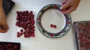 Как замораживать и разморозить малину.Заготовки для тортов и пироженых. И не только........