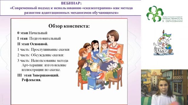 Вебинар: «Современный подход к использованию «сказкотерапии» как метода развития... смотреть онлайн