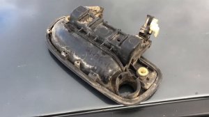 Причина,почему наружная ручка двери перестала открывать дверь Hyundai Accent