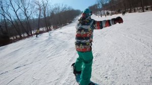 Школа сноуборда. Урок 19 -  Карвинговые повороты с заклоном